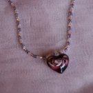 Rose Heart Necklace