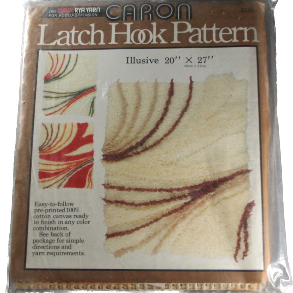Caron 3109 Illusive Latch Hook Canvas Pattern
