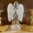 Crystal Angel & Bronze Candle Holder Set
