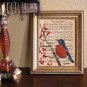 ART PRINT ROBIN "THERE IS ALWAYS HAPPINGESS" RELIGIOUS SPIRITUAL SONG 5X7 BIRD COLLECTION