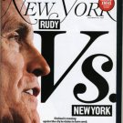 New York Magazine 12/10/07 Rudy Giuliani Ricky Gervais