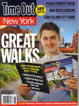 Time Out New York, 7/14/11 Daniel Radcliffe, Lisa Kudrow