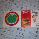Vintage 1987 Cincinnati Reds Cardboard Baseball Schedule Frisch's Big Boy