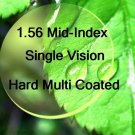 1.56 Mid-Index Single Vision resin lens Hard Multi Coated