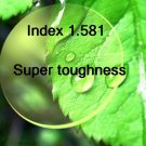 Index 1.581 Super toughness resin lens hard multi coated Aspheric