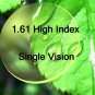 1.61 High Index Single Vision resin lens Aspheric (UV400)