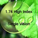 1.74 Super Hi-Index Aspheric Hard Multi Coated resin lens
