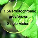 1.56 Photochromic grey/brown Single Vision resin lens