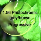 1.56 Mid-Index Photochromic and Progressive resin lens Hard Multi Coated