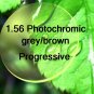 1.56 Mid-Index Photochromic and Progressive resin lens Hard Multi Coated