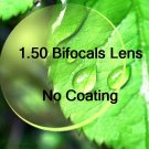 1.50 Bifocals resin lens no coating