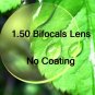 1.50 Bifocals resin lens no coating