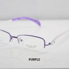 #8  half rim eyeglasses frames women eyewear 3 colours