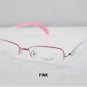 #8 half rim eyeglasses frames women eyewear 3 colours