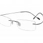 #12 rimless eyeglasses titanium frames unisex eyewear 7 colours