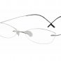 #12 rimless eyeglasses titanium frames unisex eyewear 7 colours