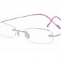 #12 rimless eyeglasses titanium frames unisex eyewear 7 colours