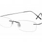 #13  rimless eyeglasses titanium frames unisex eyewear 4 colours
