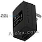 A looking Electric Charger Ajoka micro Camera built inside Charger Camera