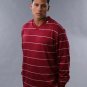 V-NECK STRIPED TEE