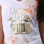 LOGO VNECK TEE