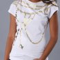 BOATNECK CHAINS TEE