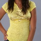 SLIT CREWNECK TEE