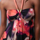 HALTER WITH HANKY HEM