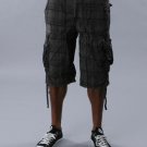 PLAID TWILL SHORTS