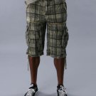 PLAID TWILL SHORTS