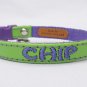 Personalized Leather Cute Cat Collar with Breakaway Buckle by Ruggit Collars