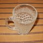 Cut Glass Mug with Handle