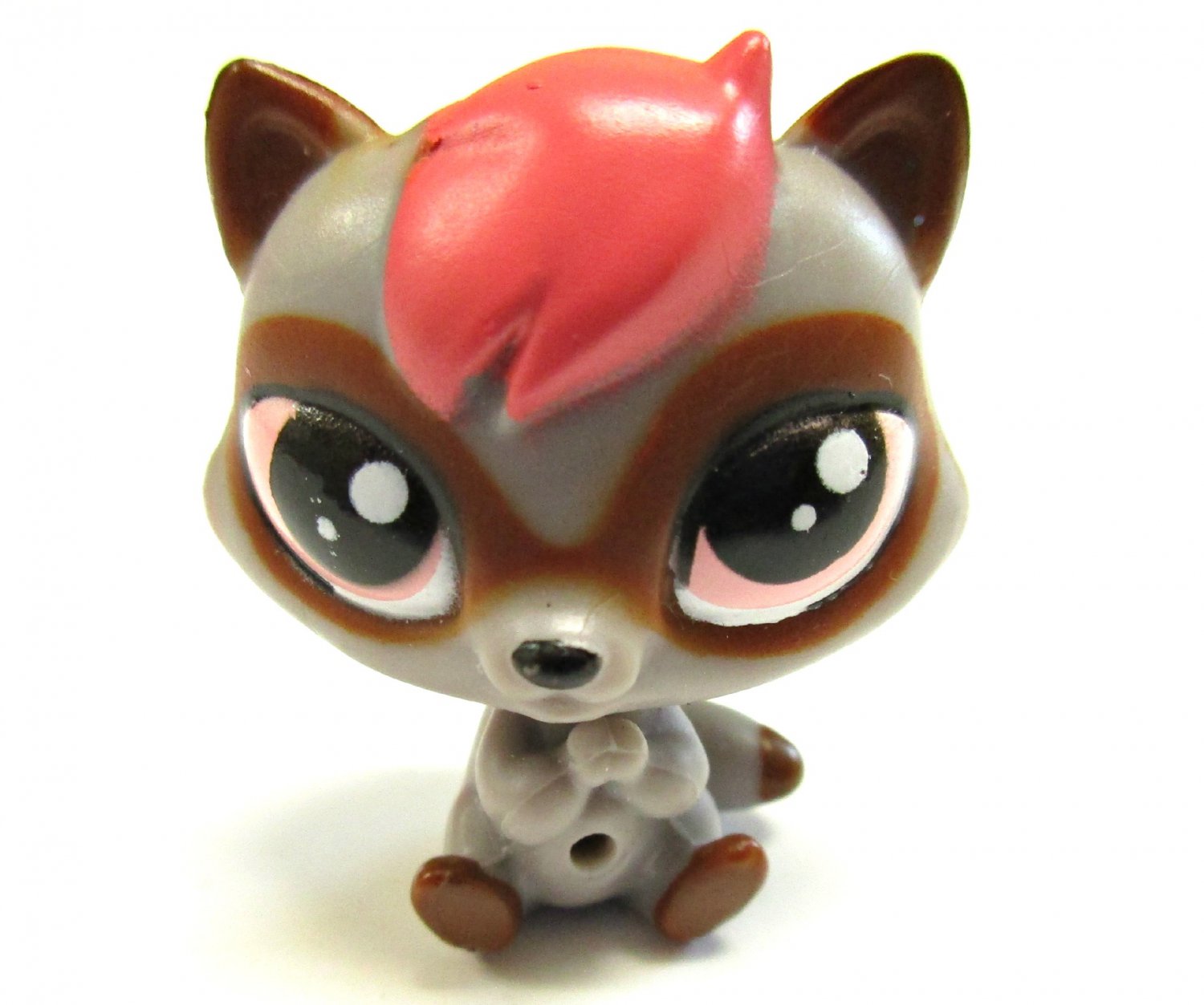 Littlest Pet Shop Raccoon Mini LPS Toy Collectible Figure & Hideaway Shoe