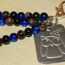 Give A Hoot And Recycle Bag Charm/ Zipper pull