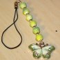 Flying By Butterfly Cellphone Charm