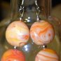 Orange Creamcicle Earrings