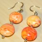 Orange Creamcicle Earrings