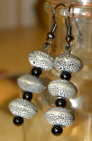 Cookies And Cream Earrings