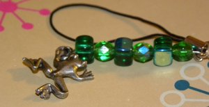 Hoppin By Cellphone Charm