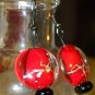 Red Dragon Earrings