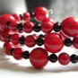 Red And Black Is Where It's At Bracelet