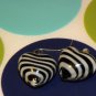 I HEART Zebras Earrings