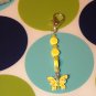 Mellow Yellow Butterfly Zipper Pull