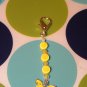 Mellow Yellow Butterfly Zipper Pull