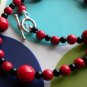 Red And Black Is Where It's At Necklace