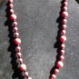 Red And Black Is Where It's At Necklace
