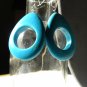 Teal Teardrops Earrings