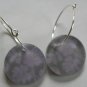 Pretty Purple Pansies Earrings