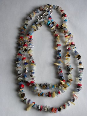 Confetti Gemstone Chip Necklace