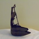 Antique Primitive Crusie Lamp
